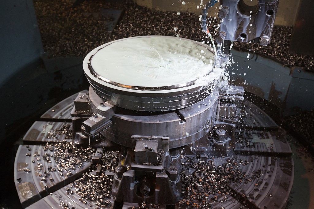 Thermal analysis of open die titanium forging